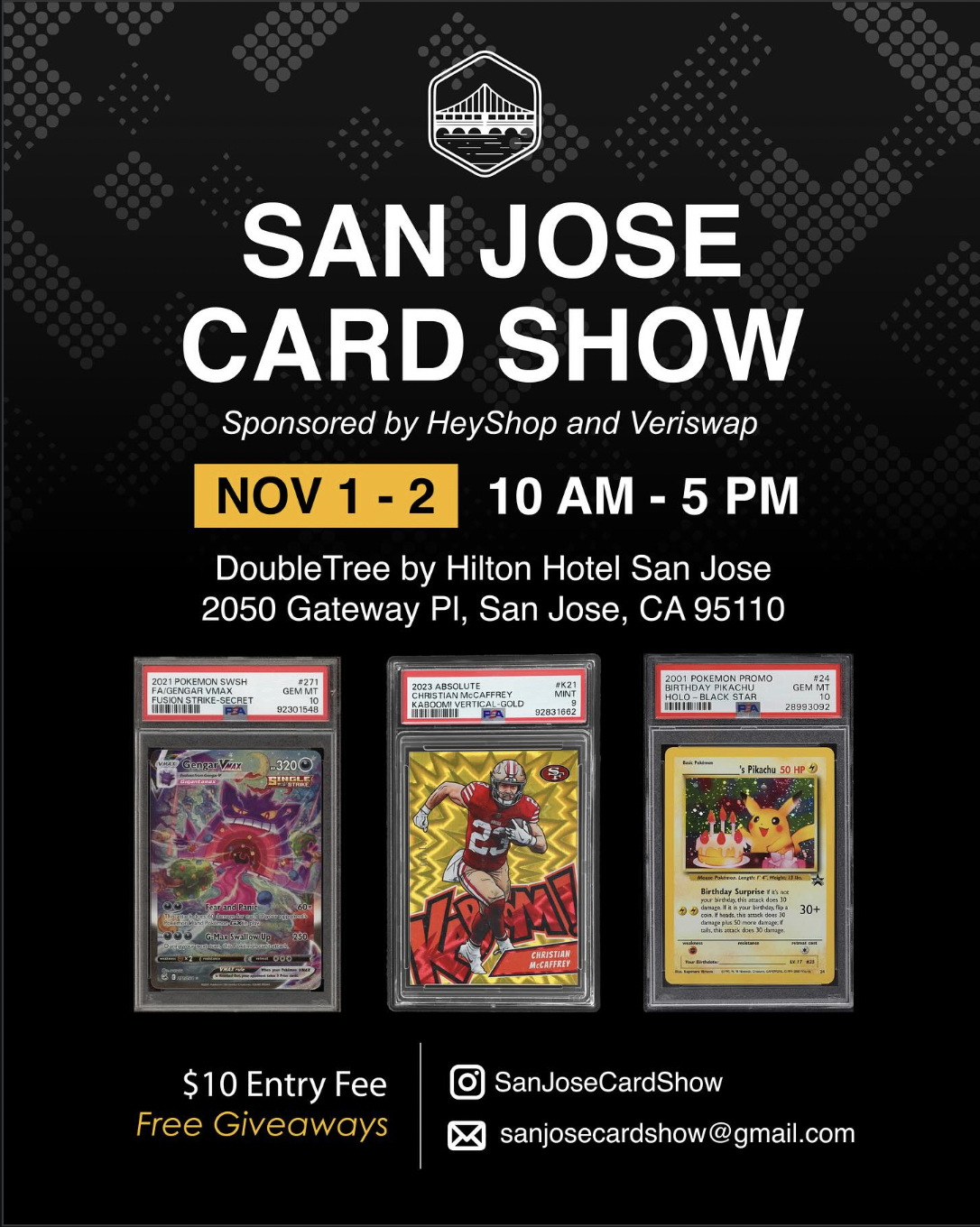 pokemon card show bay area San Jose · Aug 22–23, 2026 · Sports & TCG Tenth Inning Card Show |